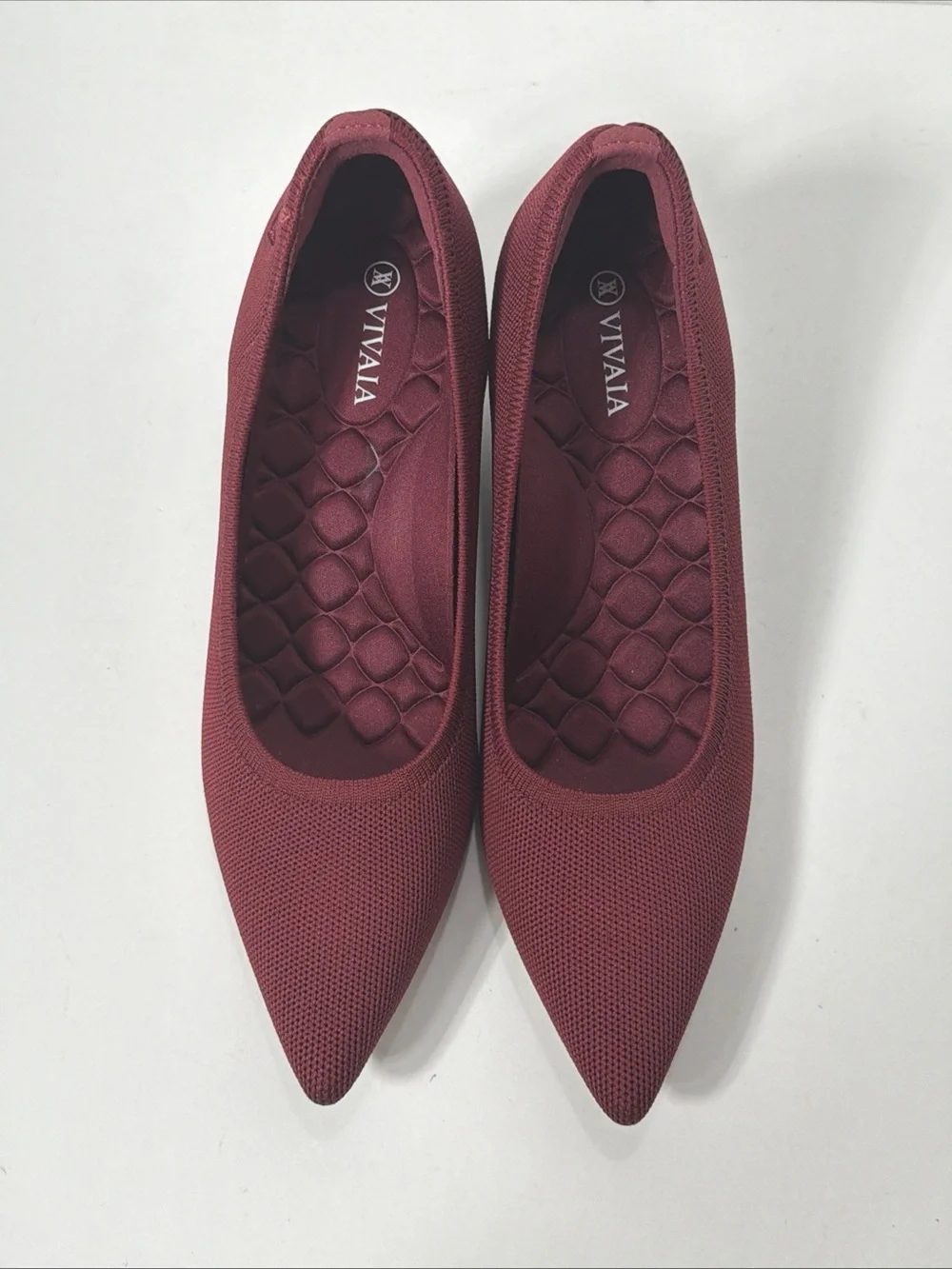 Vivaia WOMEN’S ARIA WEDGE PRO SHOES Burgundy Red US 9-9.5 EU 40 NWOB UNUSED